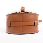 Chloe Marcie Mini Leather x Boa Crossbody Bag in Brown