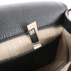 Chloe Marcie Mini Suede x Leather Crossbody Bag in Brown