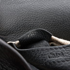 Chloe Marcie Mini Suede x Leather Crossbody Bag in Brown