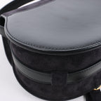Chloe Marcie Mini Suede Crossbody Bag in Black
