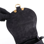 Chloe Marcie Mini Suede Crossbody Bag in Black