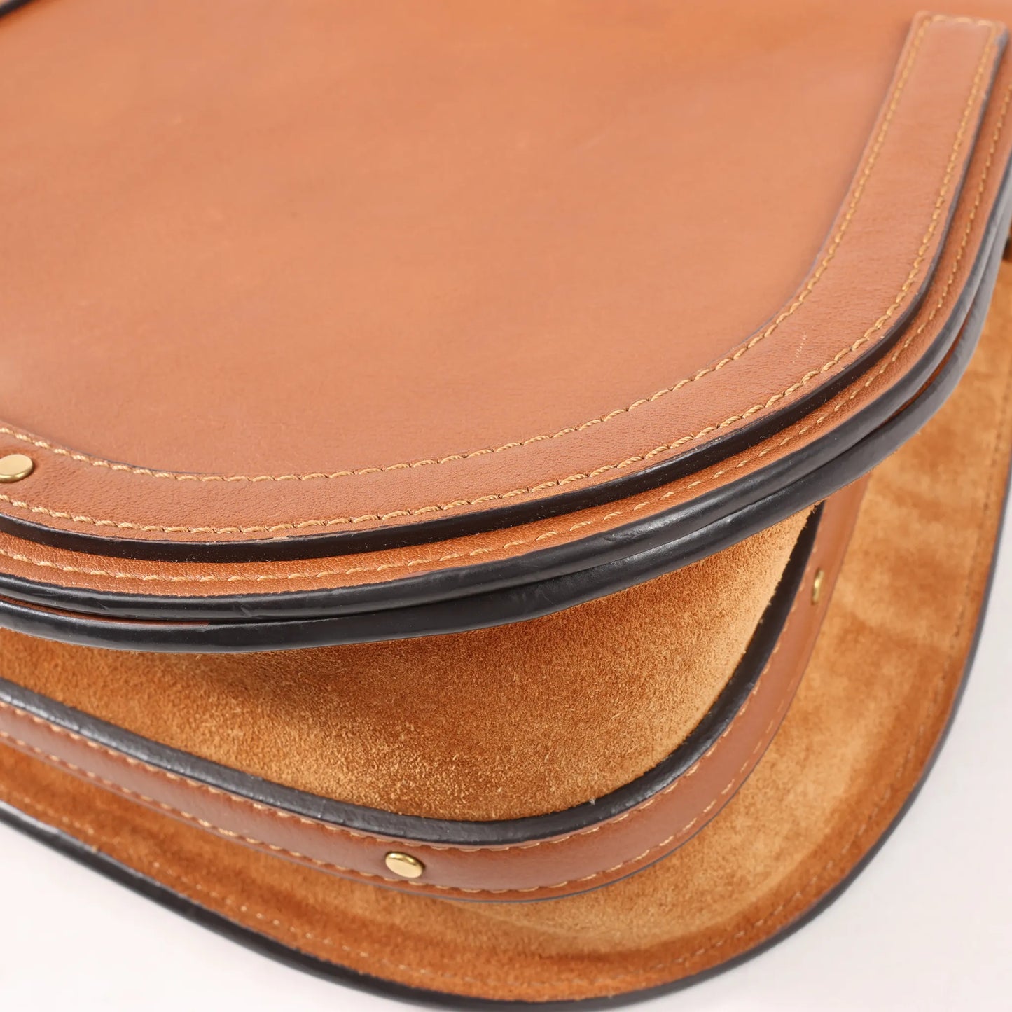 CHLOE Nile Leather Small 2Way Shoulder Bag in Brown