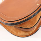 CHLOE Nile Leather Small 2Way Shoulder Bag in Brown