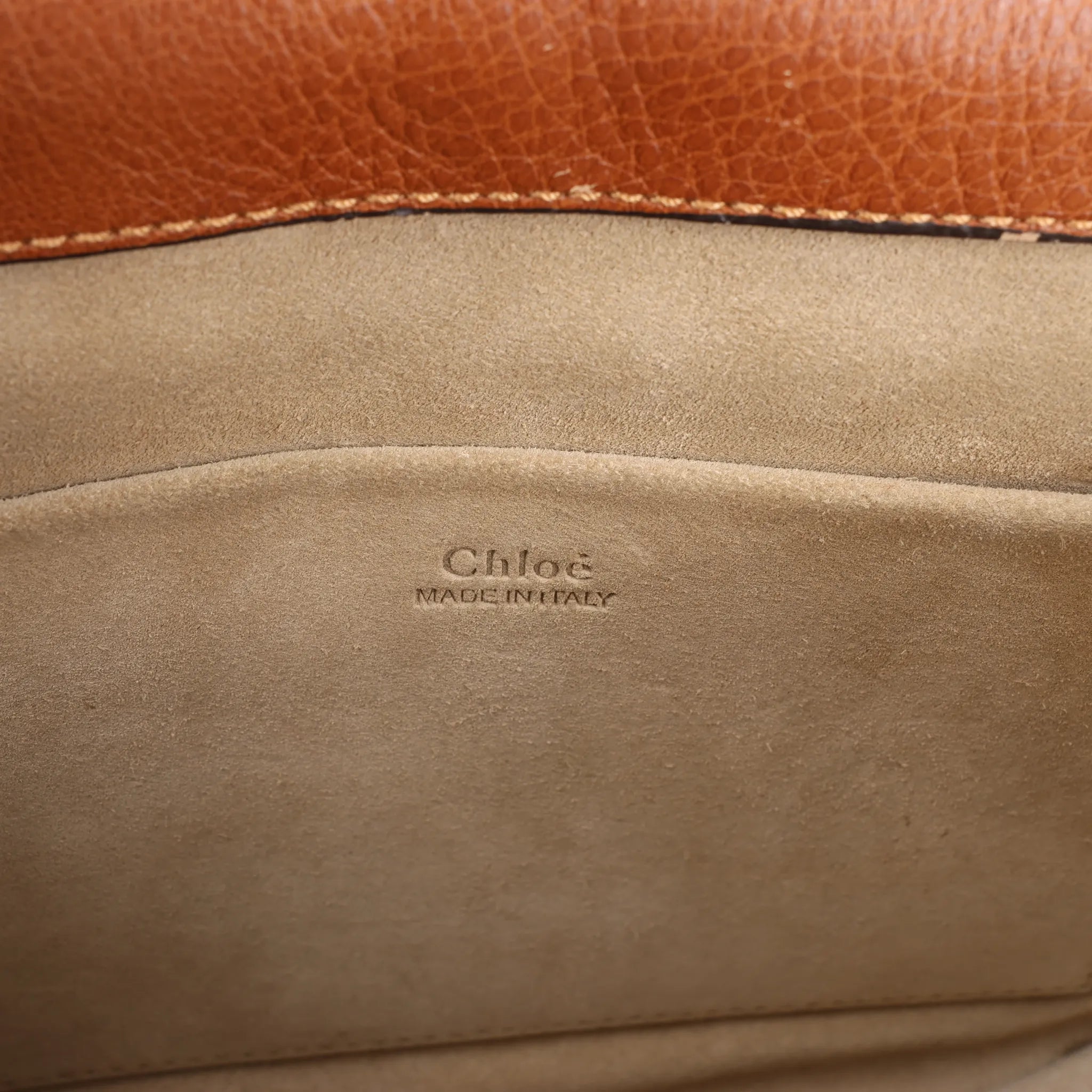 CHLOE Nile Leather Small 2Way Shoulder Bag in Brown