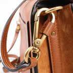 CHLOE Nile Leather Small 2Way Shoulder Bag in Brown