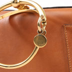 CHLOE Nile Leather Small 2Way Shoulder Bag in Brown