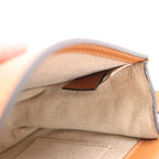 Bolso de mano Chloé Woody North South de lona y piel 2Way en beige y marrón
