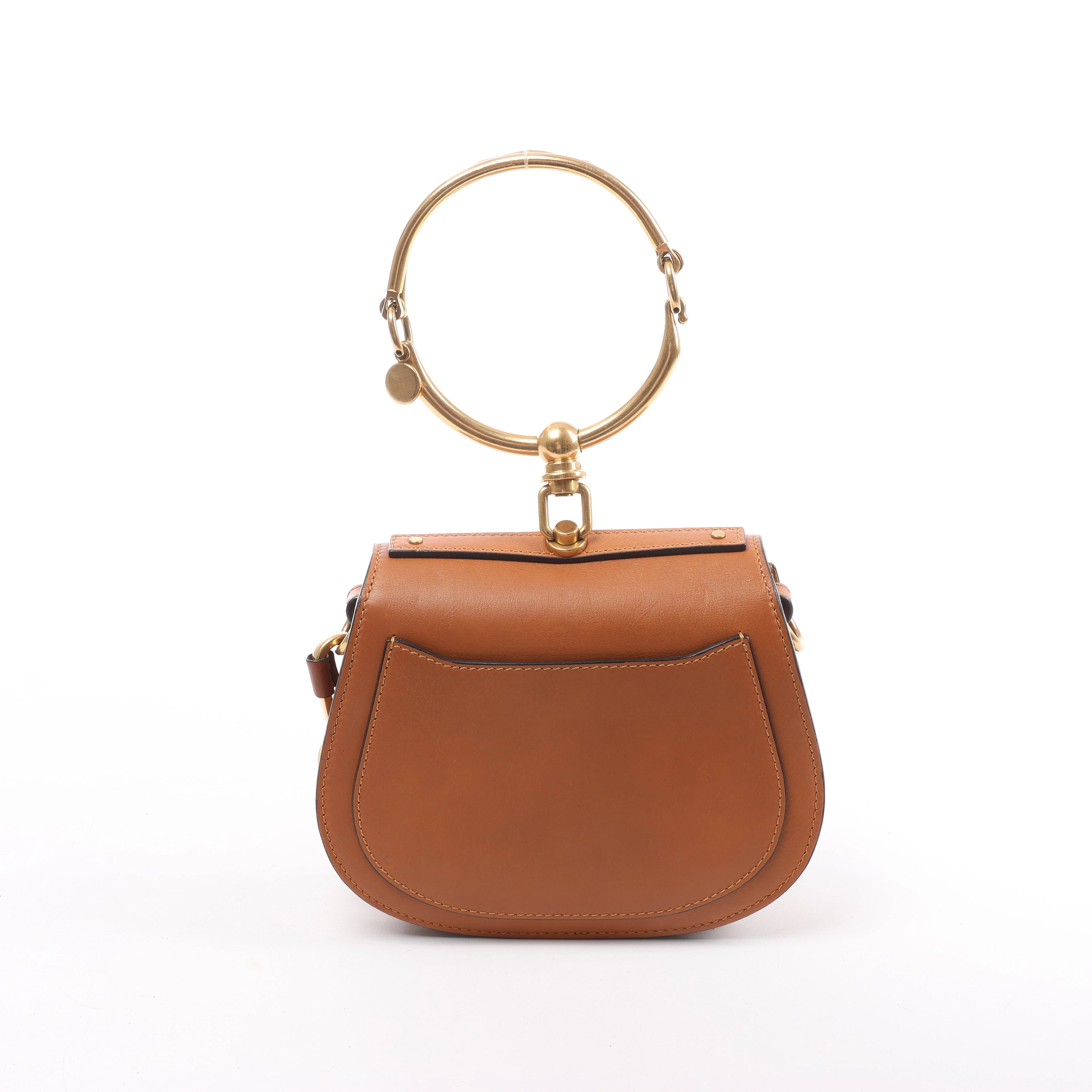 Bolso de mano Chloé Woody North South de lona y piel 2Way en beige y marrón