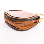 Bolso de mano Chloé Woody North South de lona y piel 2Way en beige y marrón