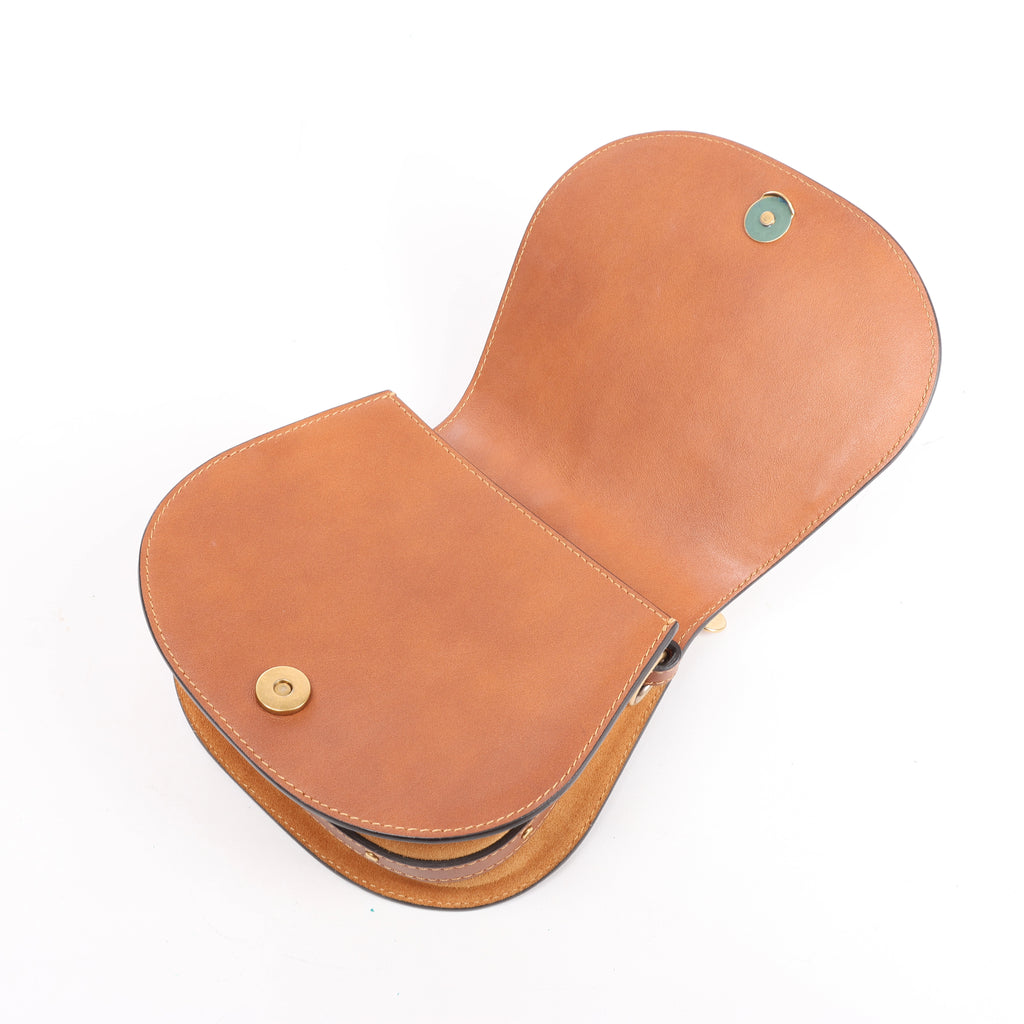 Chloe Nile Leather 2Way Handbag in Brown