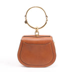Chloe Nile Leather 2Way Handbag in Brown