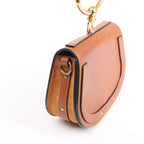 Chloe Nile Leather 2Way Handbag in Brown