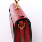 CHLOE Nile Leather Small 2Way Shoulder Bag in Red