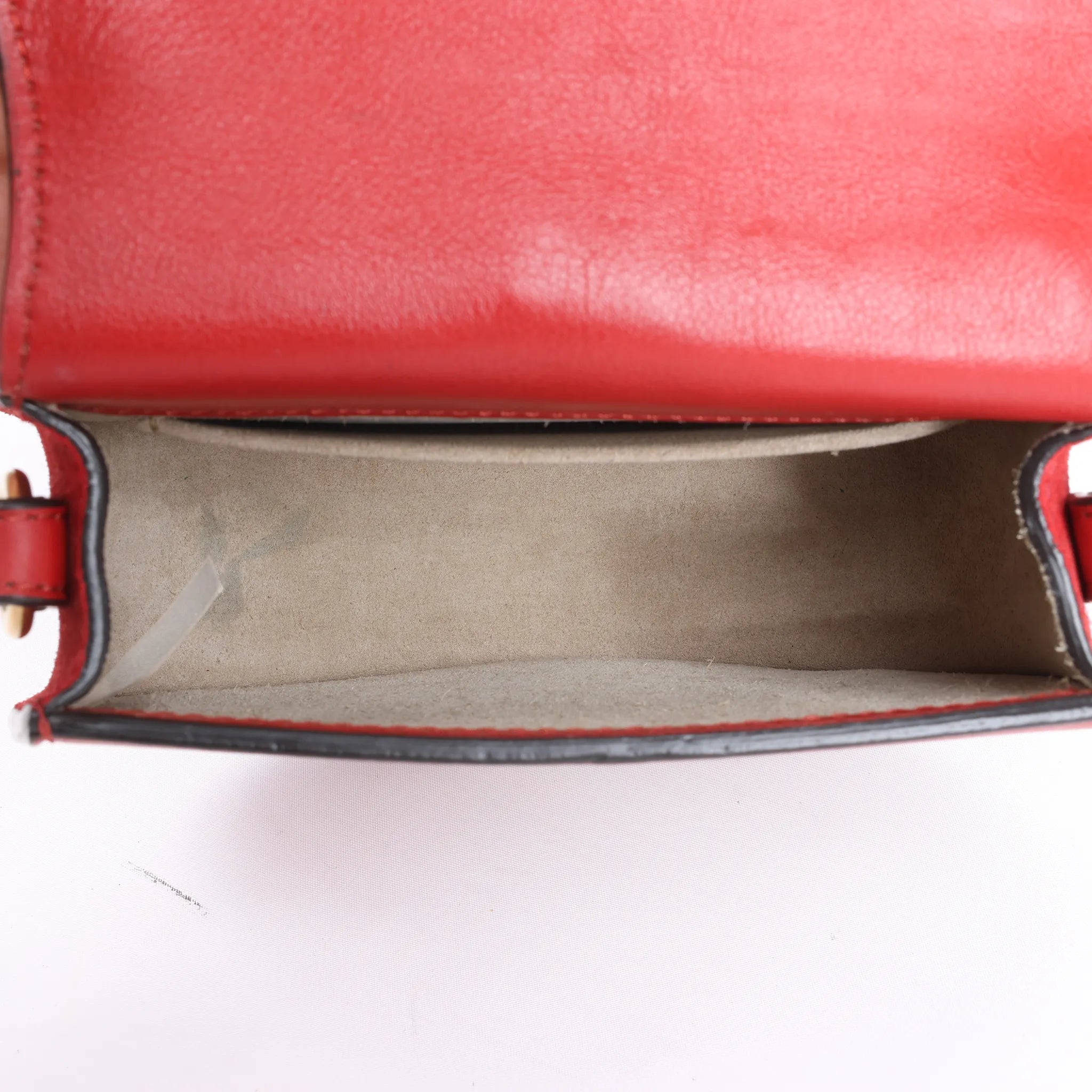 CHLOE Nile Leather Small 2Way Shoulder Bag in Red
