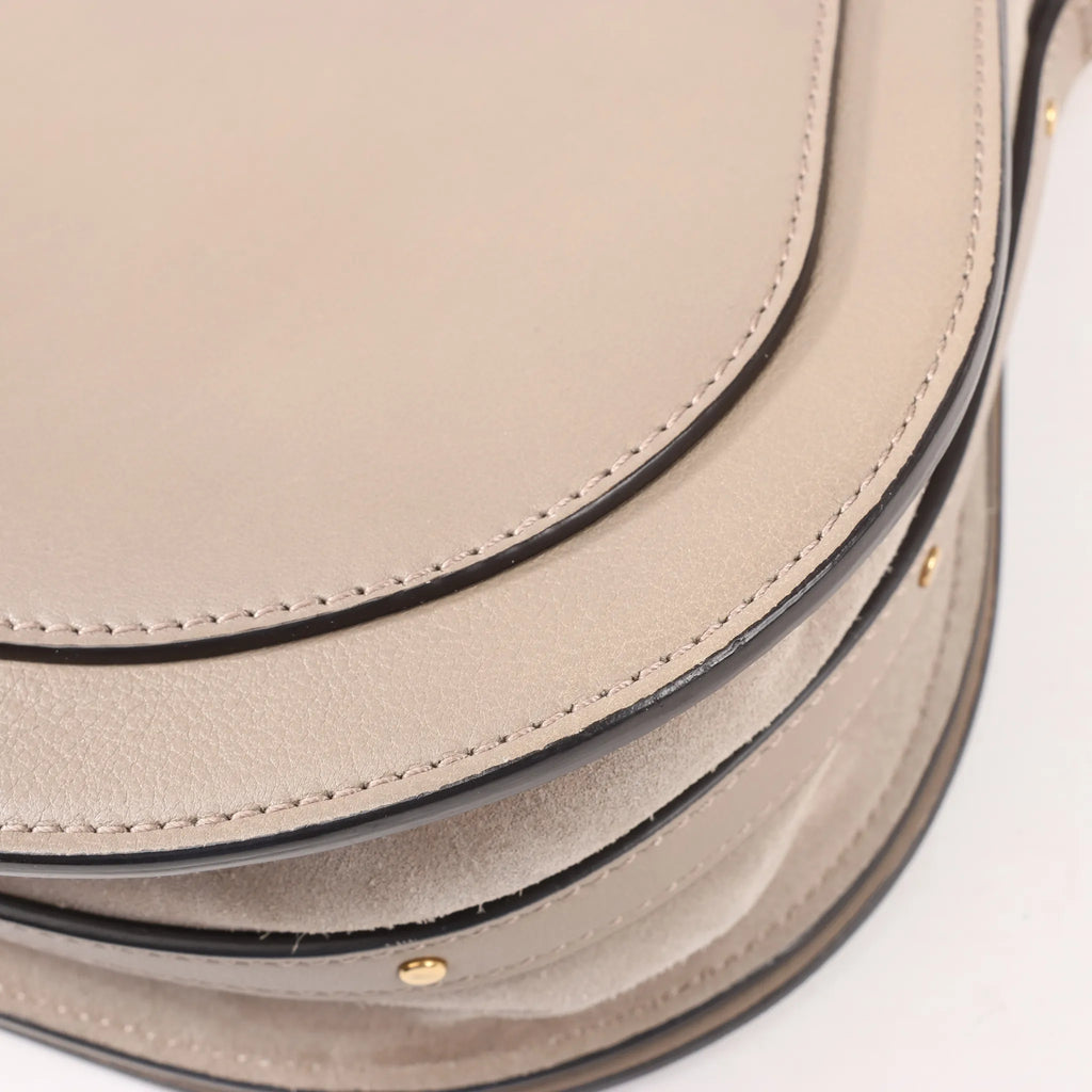 CHLOE Nile Leather Small 2Way Shoulder Bag in Beige