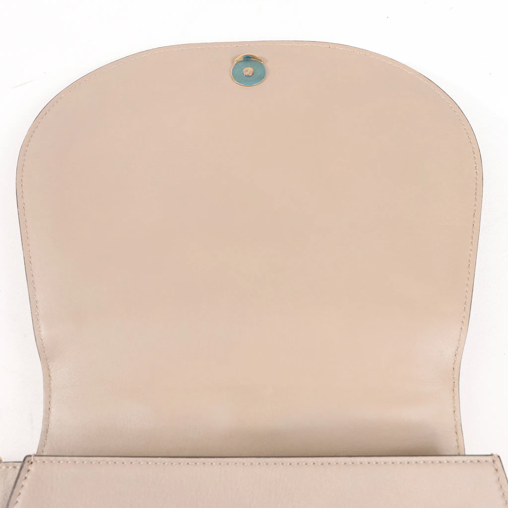 CHLOE Nile Leather Small 2Way Shoulder Bag in Beige