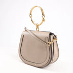 CHLOE Nile Leather Small 2Way Shoulder Bag in Beige