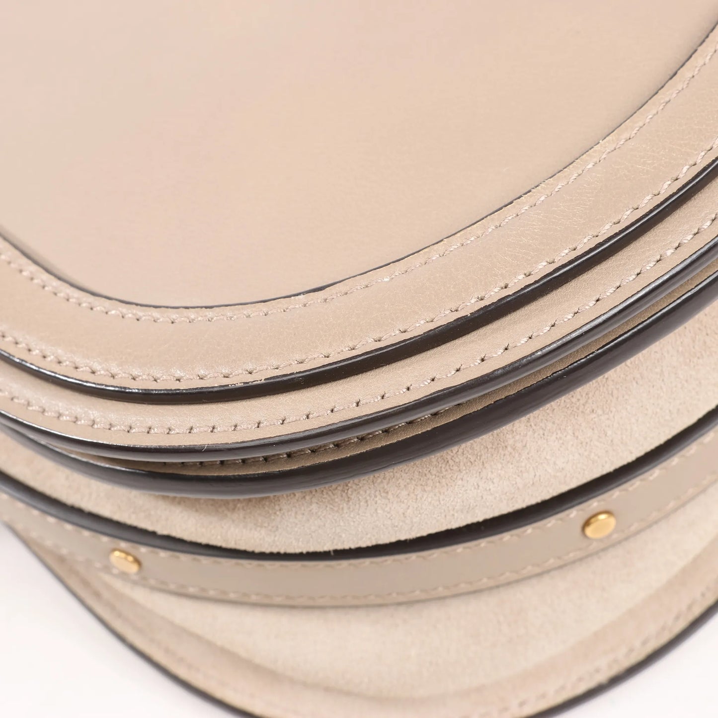 CHLOE Nile Leather Small 2Way Shoulder Bag in Beige