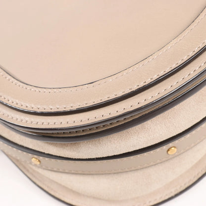 CHLOE Nile Leather Small 2Way Shoulder Bag in Beige