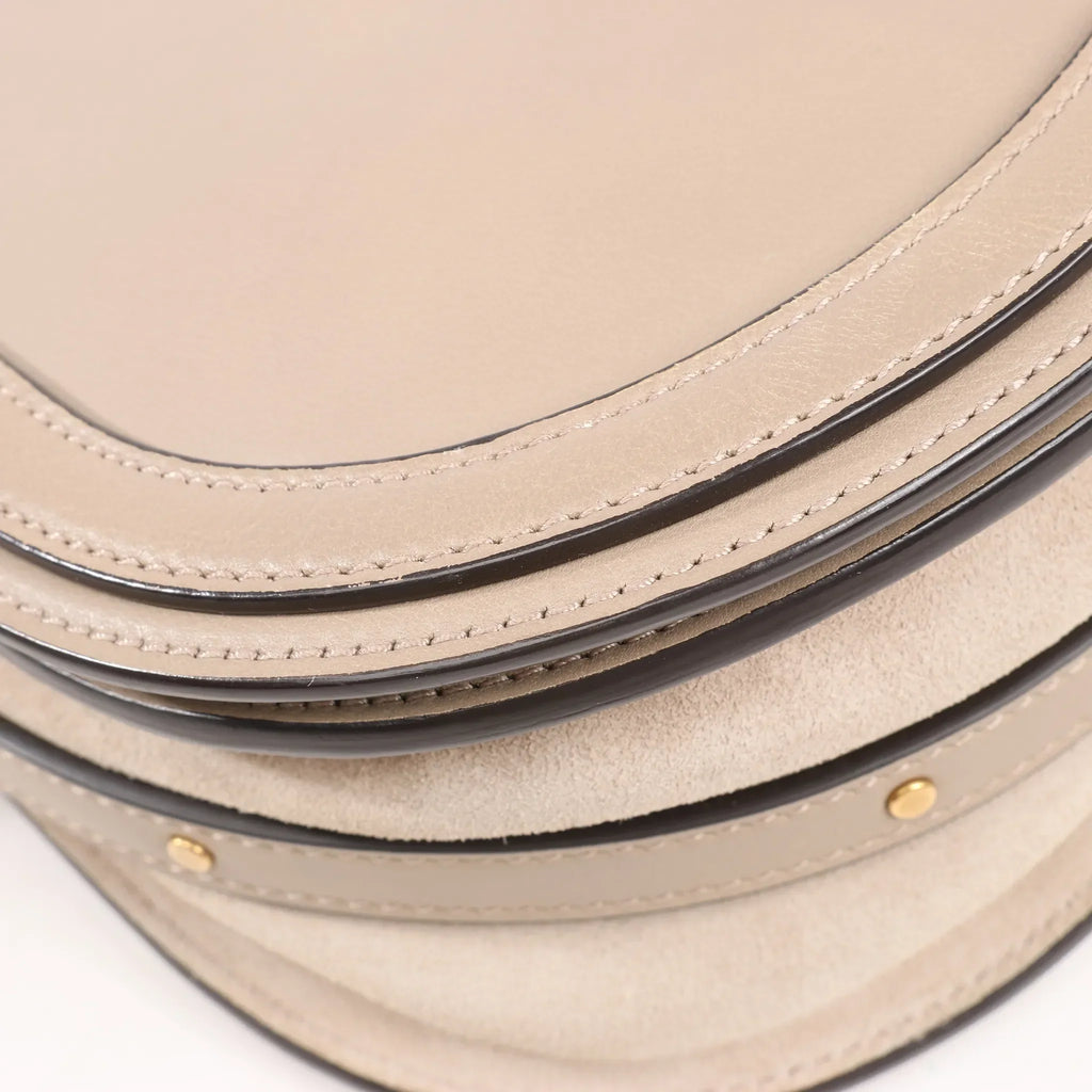 CHLOE Nile Leather Small 2Way Shoulder Bag in Beige
