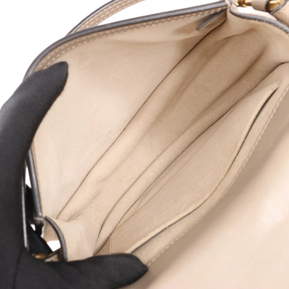 CHLOE Nile Leather Small 2Way Shoulder Bag in Beige