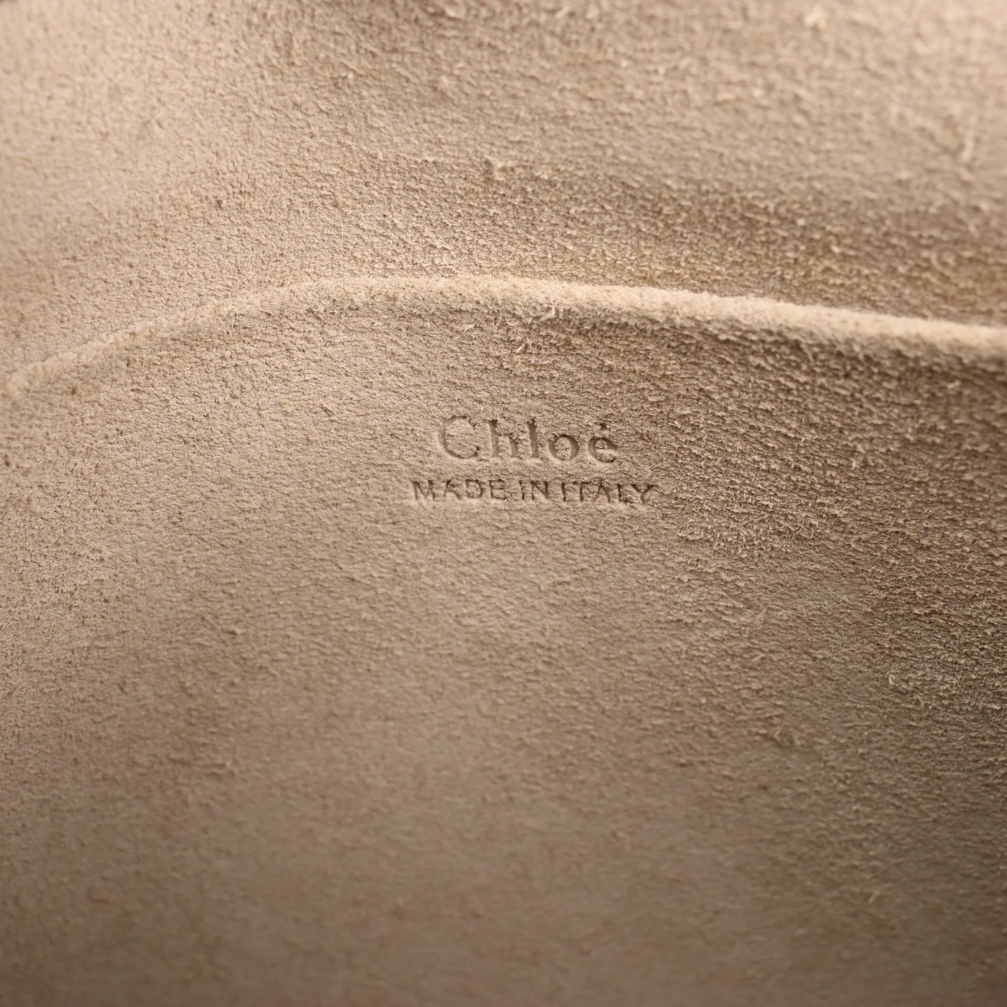 CHLOE Nile Leather Small 2Way Shoulder Bag in Beige