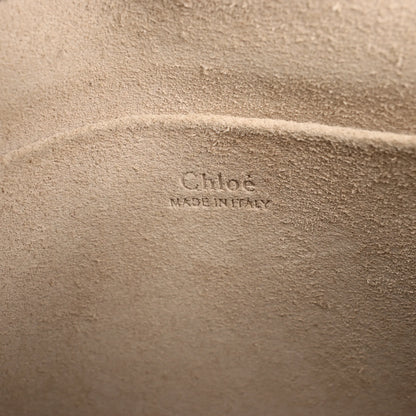 CHLOE Nile Leather Small 2Way Shoulder Bag in Beige