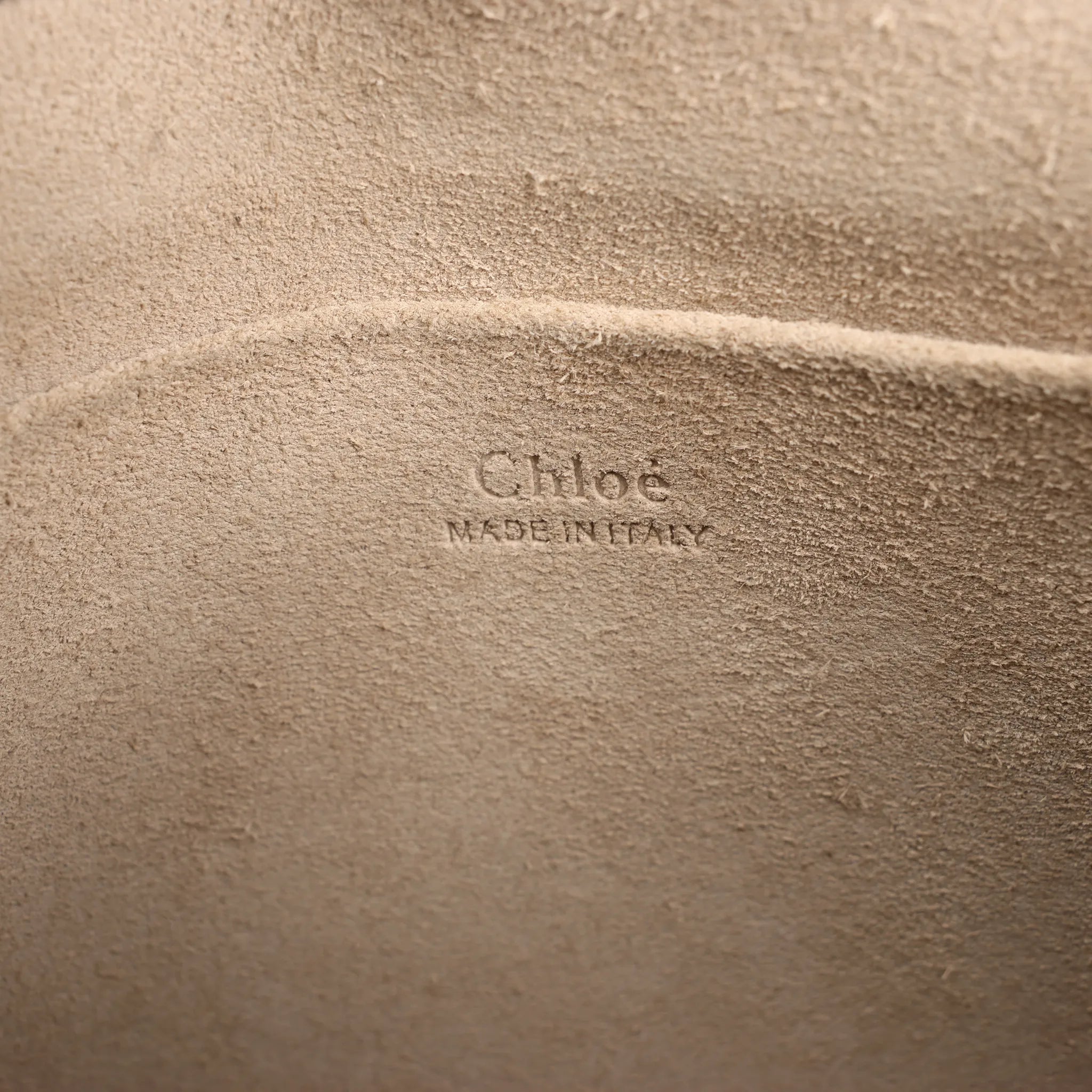 CHLOE Nile Leather Small 2Way Shoulder Bag in Beige