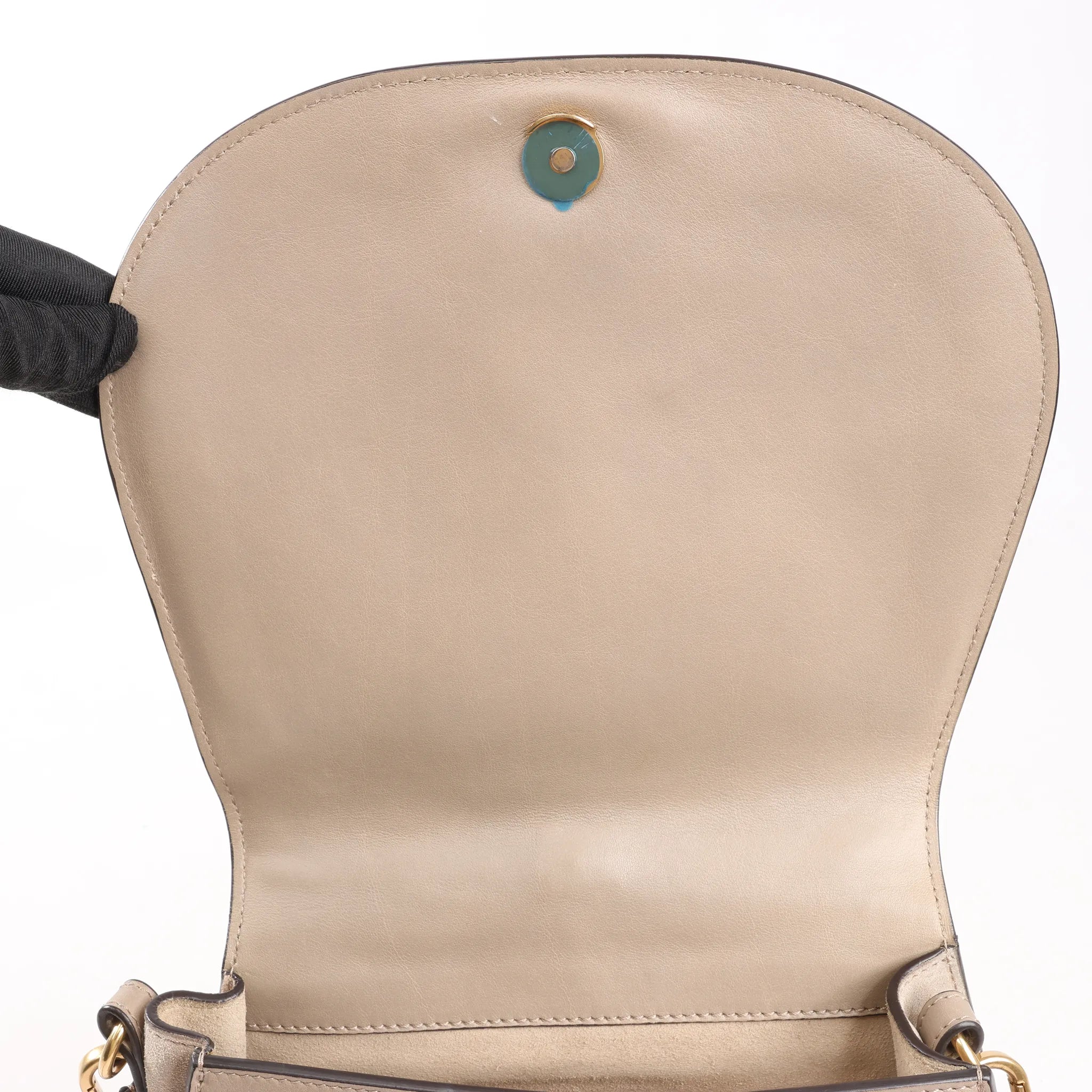 CHLOE Nile Leather Small 2Way Shoulder Bag in Beige