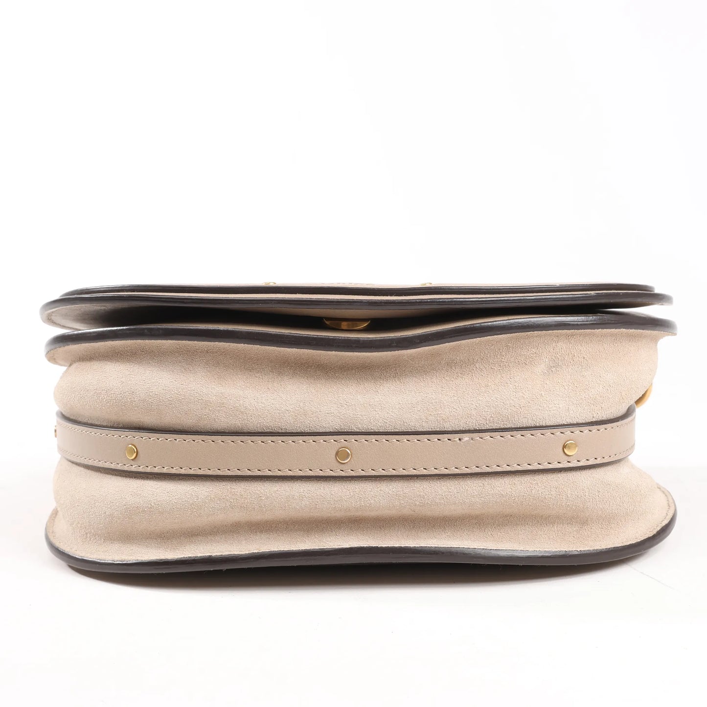 CHLOE Nile Leather Small 2Way Shoulder Bag in Beige