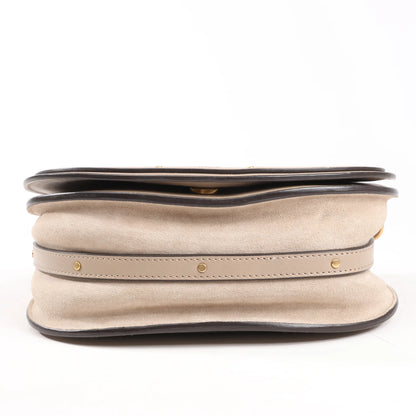 CHLOE Nile Leather Small 2Way Shoulder Bag in Beige