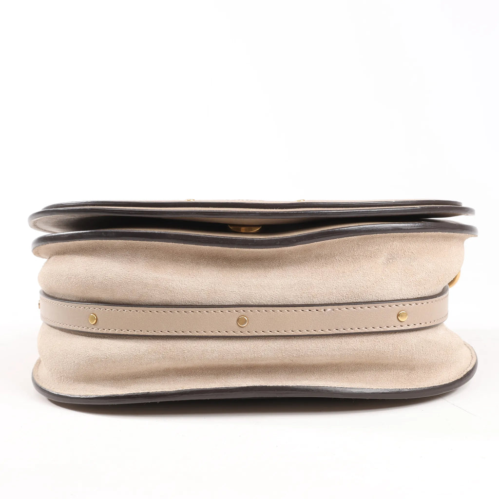 CHLOE Nile Leather Small 2Way Shoulder Bag in Beige