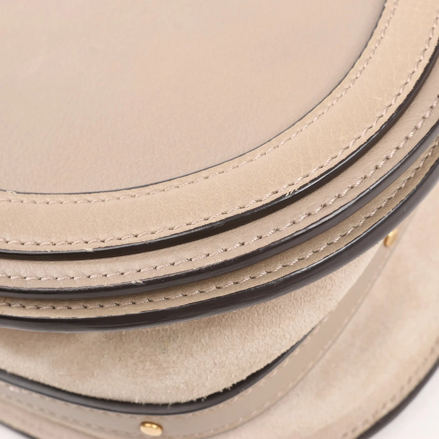 CHLOE Nile Leather Small 2Way Shoulder Bag in Beige