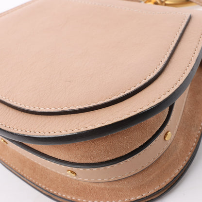 CHLOE Nile Bracelet Leather Small 2Way Shoulder Bag in Beige