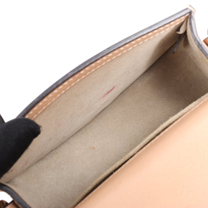 CHLOE Nile Bracelet Leather Small 2Way Shoulder Bag in Beige