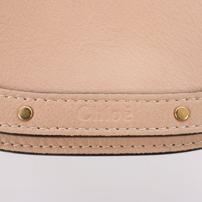 CHLOE Nile Bracelet Leather Small 2Way Shoulder Bag in Beige