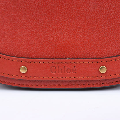 Petit sac bandoulière double sens en cuir CHLOE Nile Bracelet, rouge