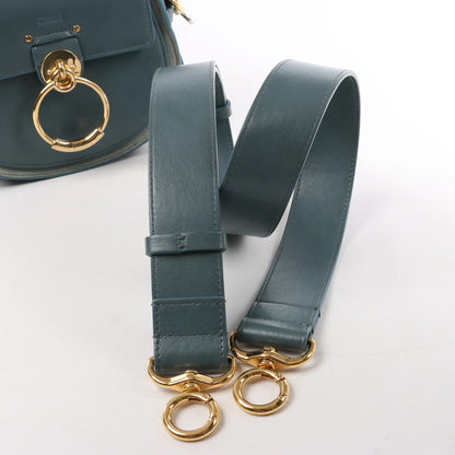 Chloe Tess Small Leather 2Way Handbag in Blue