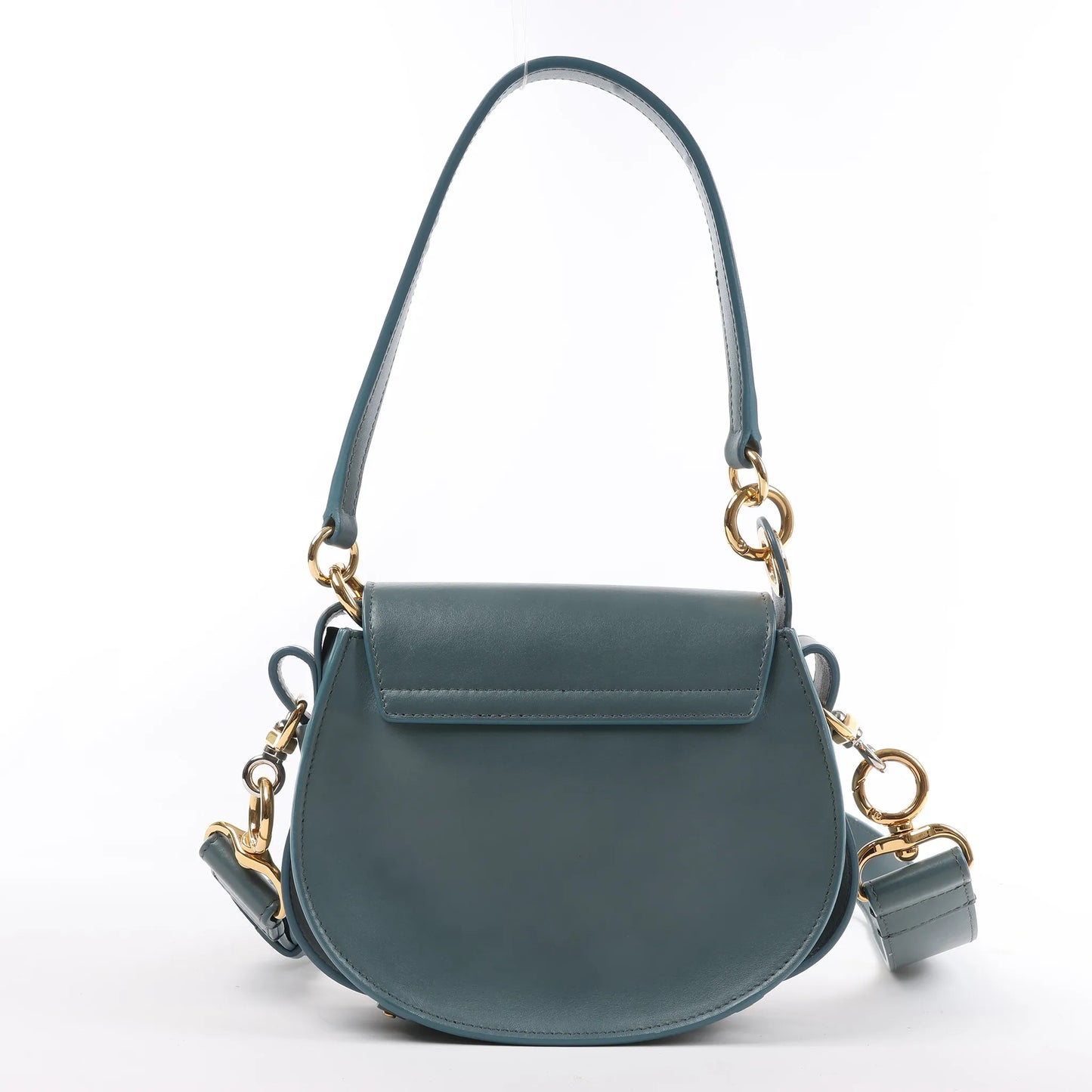 Chloe Tess Small Leather 2Way Handbag in Blue
