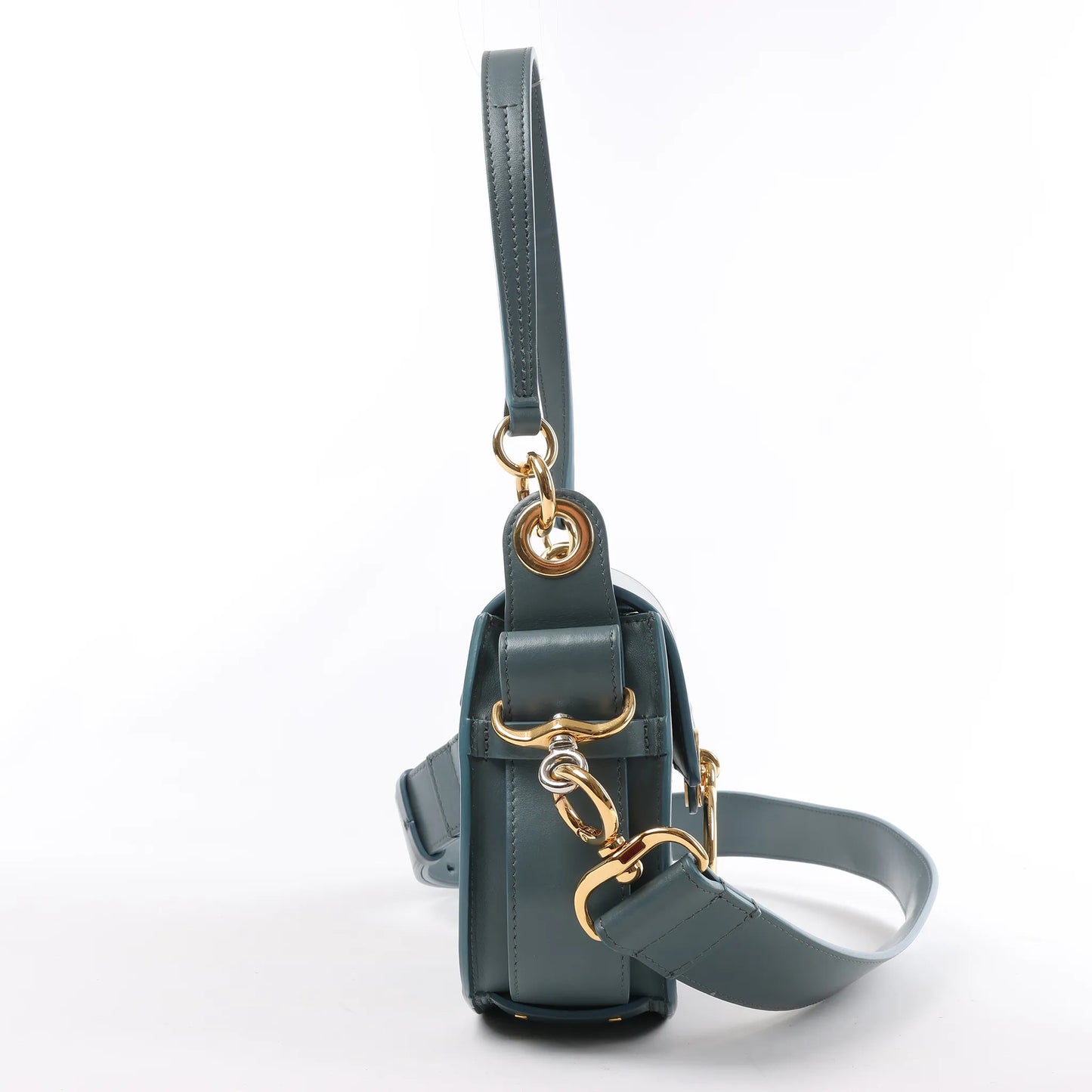 Chloe Tess Small Leather 2Way Handbag in Blue