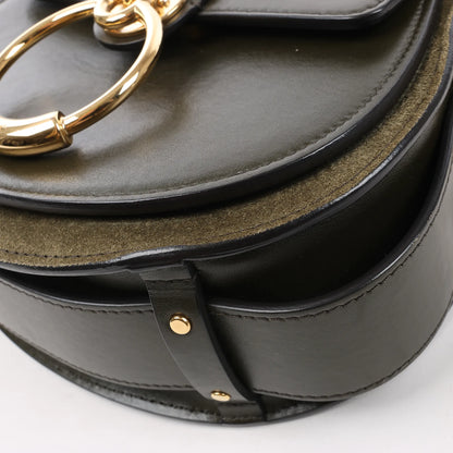 Chloe Tess Small Leather 2Way Handbag in Green