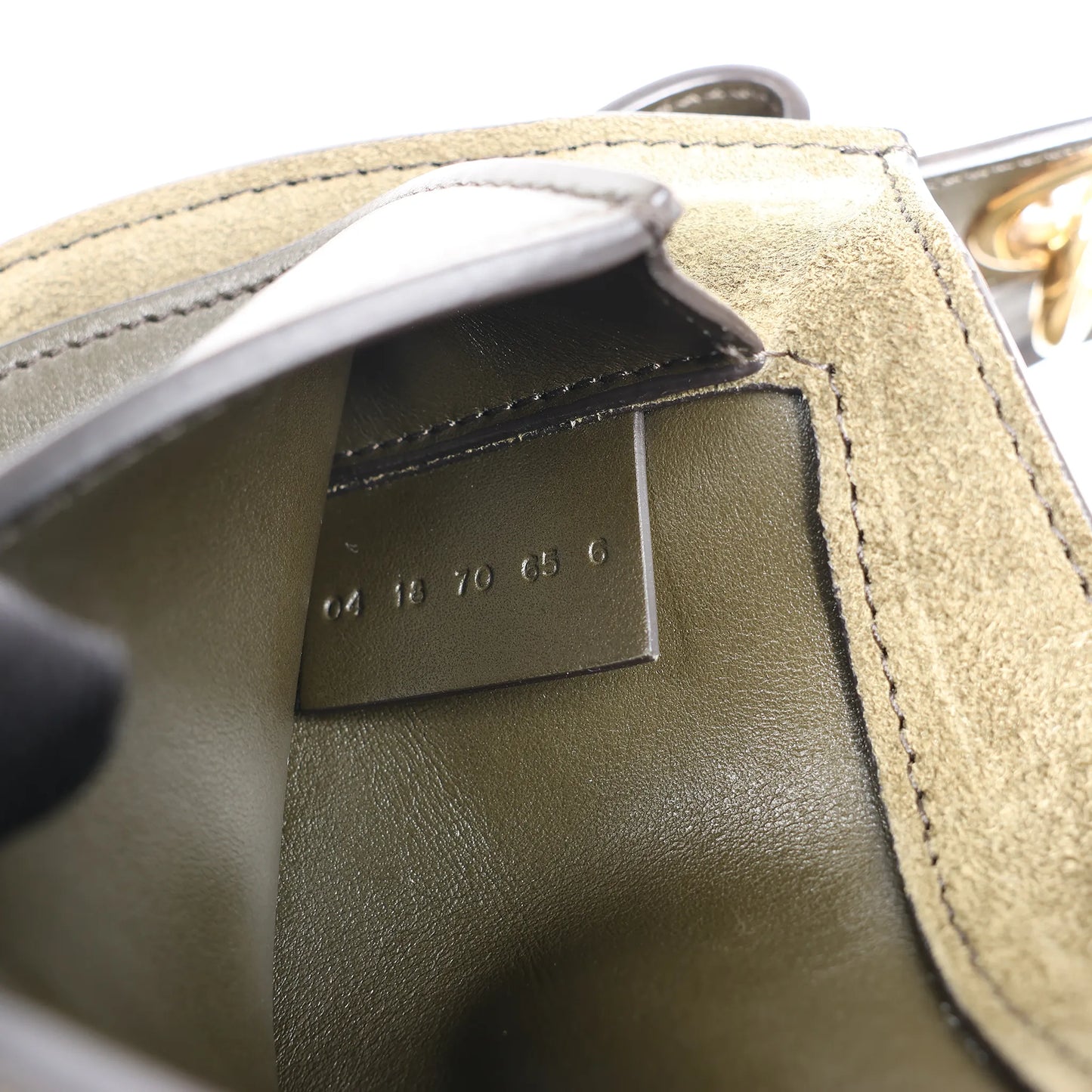 Chloe Tess Small Leather 2Way Handbag in Green