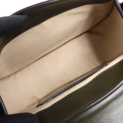 Chloe Tess Small Leather 2Way Handbag in Green