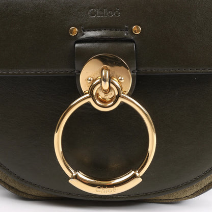Chloe Tess Small Leather 2Way Handbag in Green