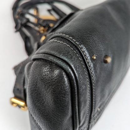 Chloe Paddington Large Leather Handbag in Black