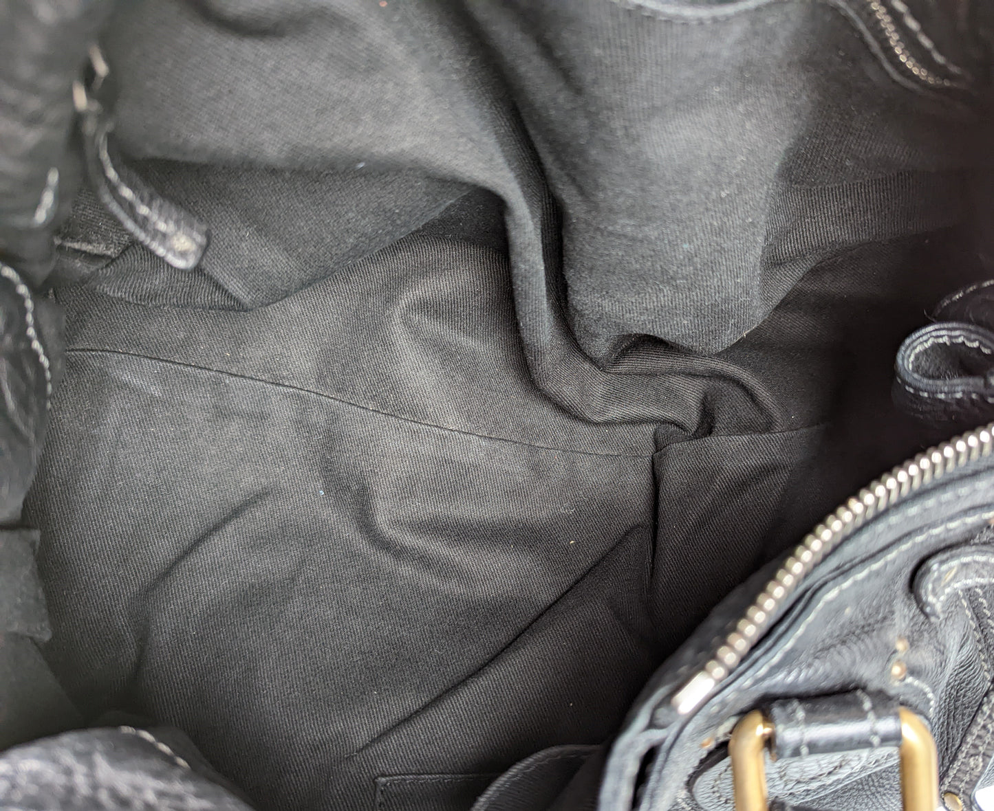 Chloe Paddington Large Leather Handbag in Black