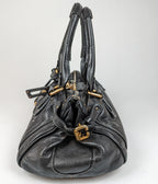 Chloe Paddington Large Leather Handbag in Black