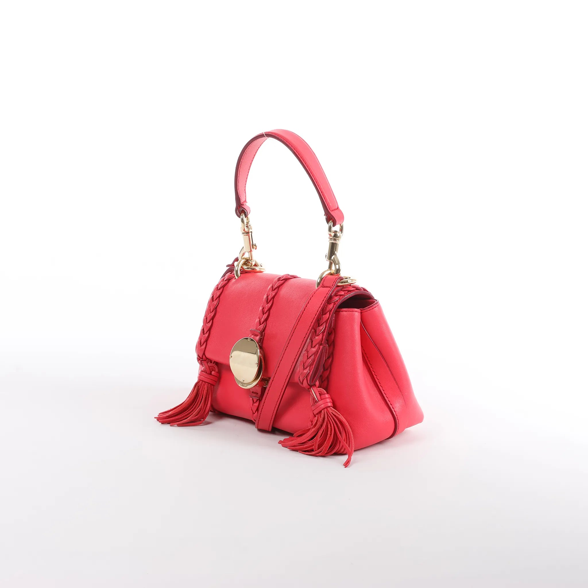 Chloe Penelope Leather 2Way Handbag in Pink