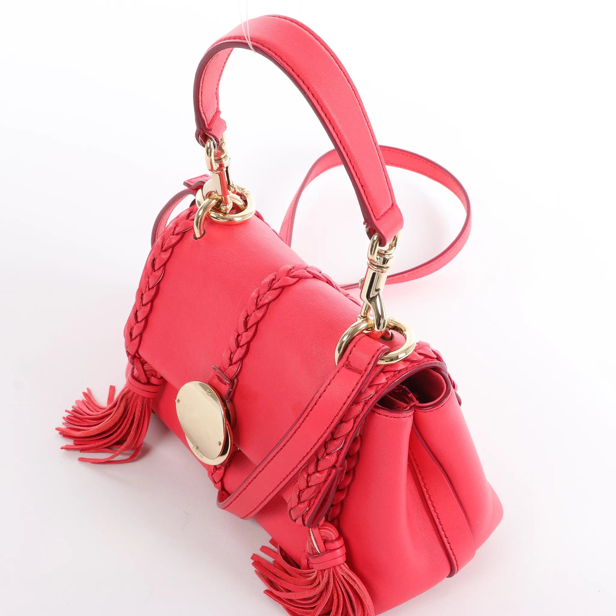 Chloe Penelope Leather 2Way Handbag in Pink