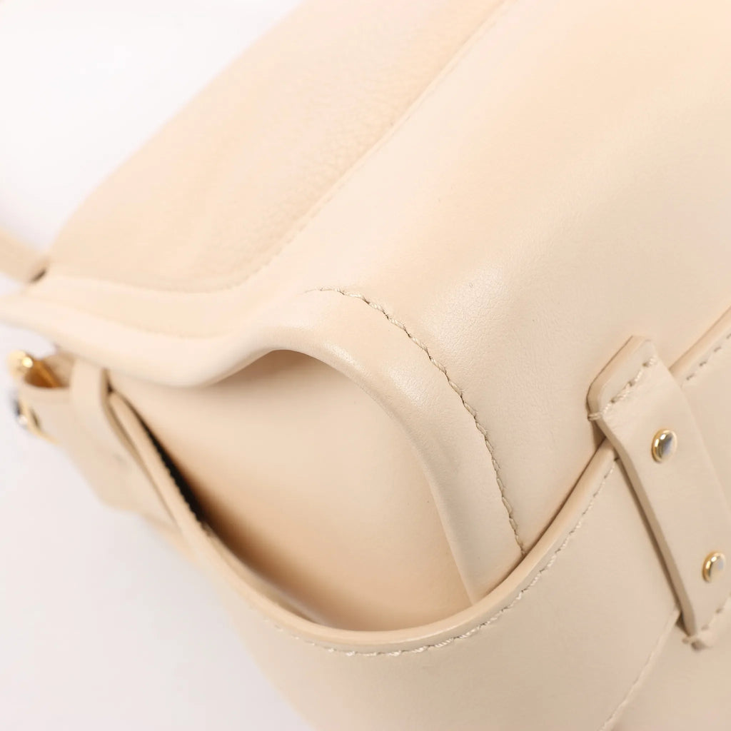 Chloe Tess Day Leather 2Way Handbag in Beige